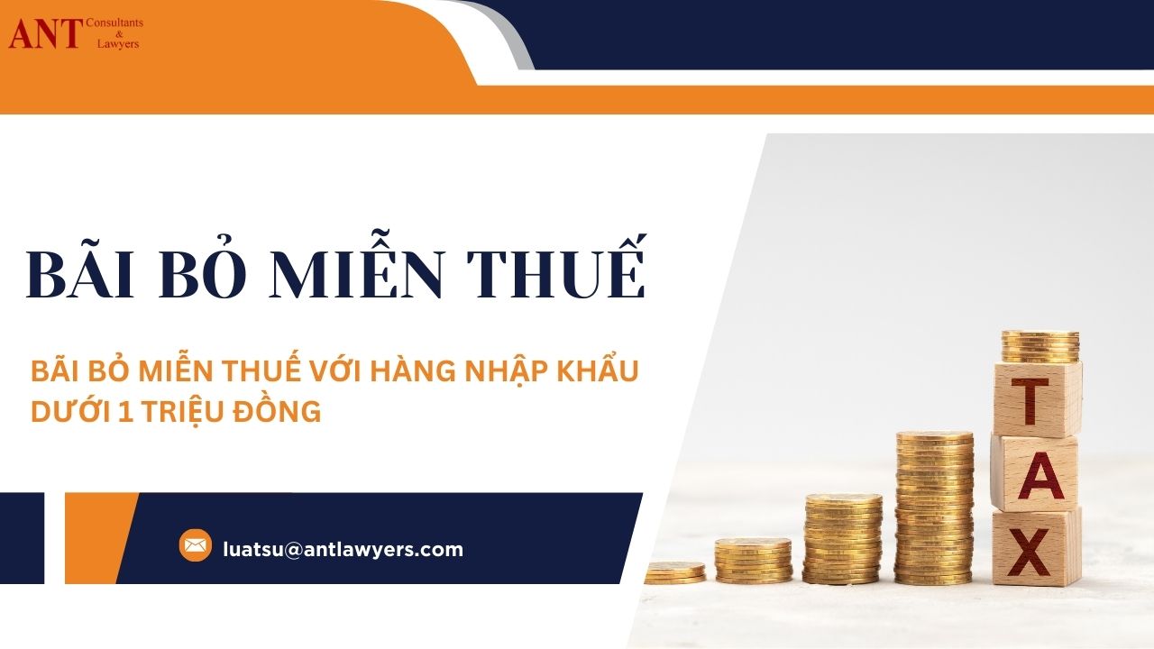 bãi bỏ miễn thuế